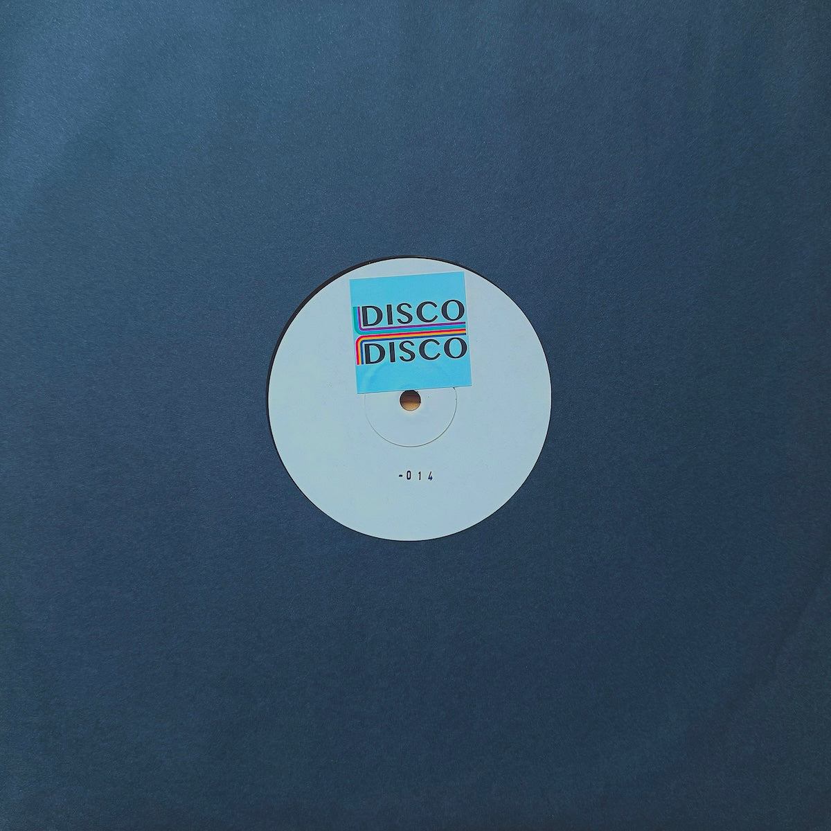 Portada del vinilo Delfonic – Lets Get It On EP 12" en funda negra genérica con el disco mostrando etiqueta Disco Disco Records al centro.
