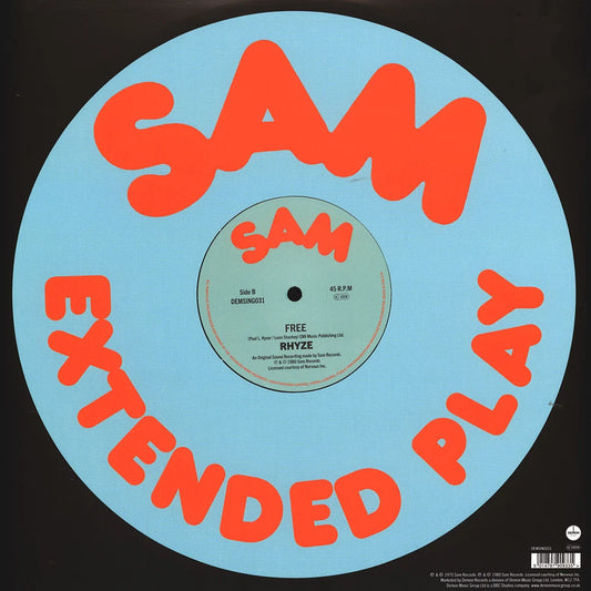 Contraportada del vinilo Doris Duke / Rhyze – Woman Of The Ghetto / Free editado por Sam Records.