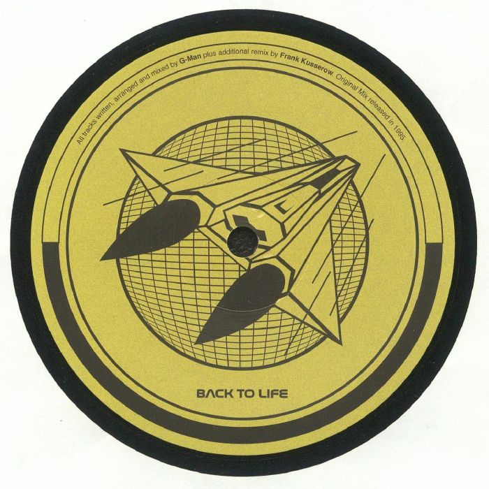 Contraportada del vinilo G-Man – Quo Vadis (2023 Edition) bajo el sello Back To Life. Créditos del artista y la fecha original de lanzamiento en 1993.