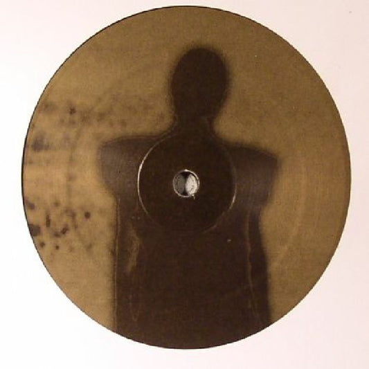 Lado B del vinilo Golden Mean – Resonance 12" en Fit Sound, diseño artístico con silueta oscura sobre fondo marrón sin texto visible.