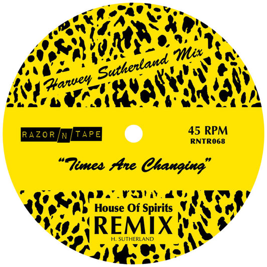 Lado B del vinilo de House Of Spirits con más grooves house para la pista. Texto impreso: “Times Are Changing – Lado B”.