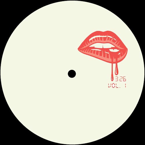 Cara A del vinilo Jamie 3:26 – Dancefloor Damage Vol. 1, editado por 3:26 Records en formato 12". Texto impreso: créditos de producción y nombre del artista.