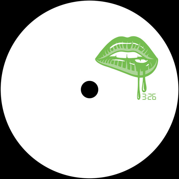 Etiqueta del lado B del vinilo Jamie 3:26 – Dancefloor Damage Vol. 2 de 12", lanzado por 3:26 Records. Texto impreso: "3:26".