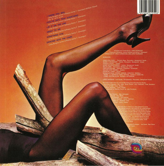 Contraportada del vinilo Logg – Logg, publicado por Be With Records. Incluye lista de canciones, créditos y detalles de producción.