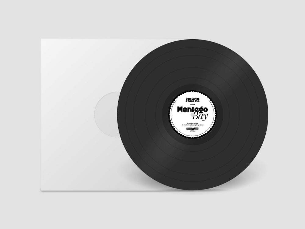 Portada delantera del vinilo Dreaming The Future de Montego Bay editado por Razor-N-Tape Reserve. Formato: 12", 180g, EP.