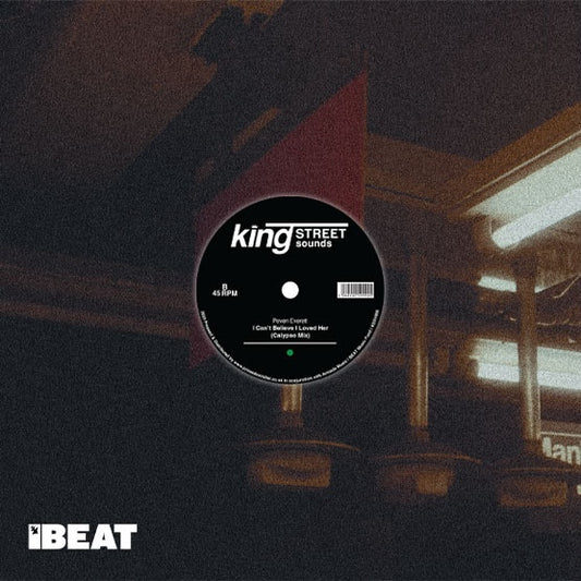Contraportada del vinilo Peven Everett – I Can't Believe I Loved Her con estética subterránea y logo de King Street Sounds.