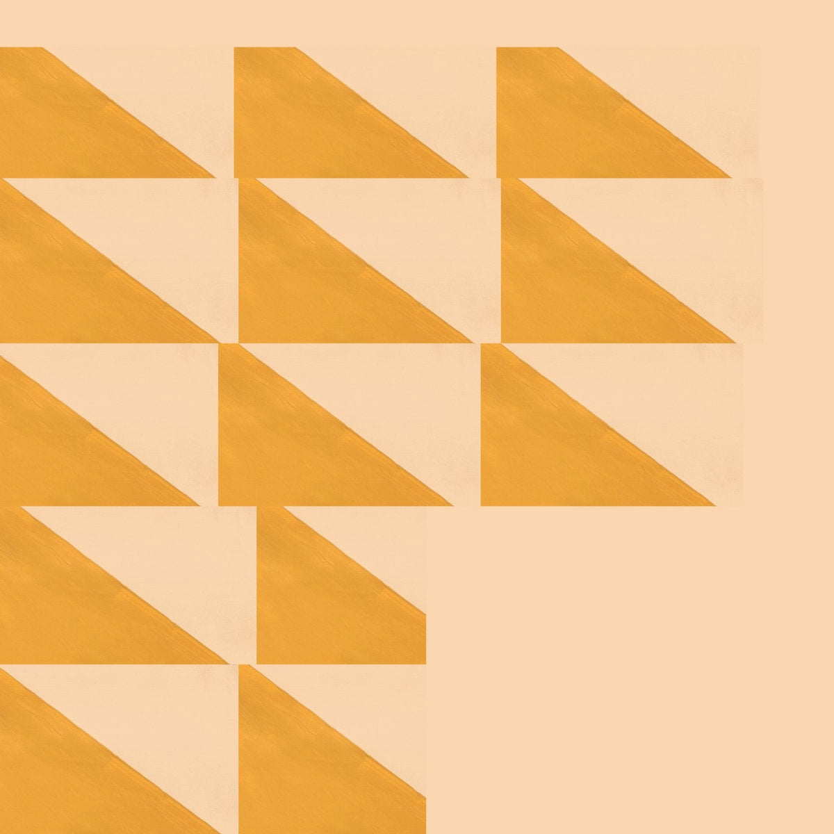 Portada trasera del vinilo Robohands – Thermae / The Atrium lanzado por Bastard Jazz Recordings. Sin texto visible en la imagen.