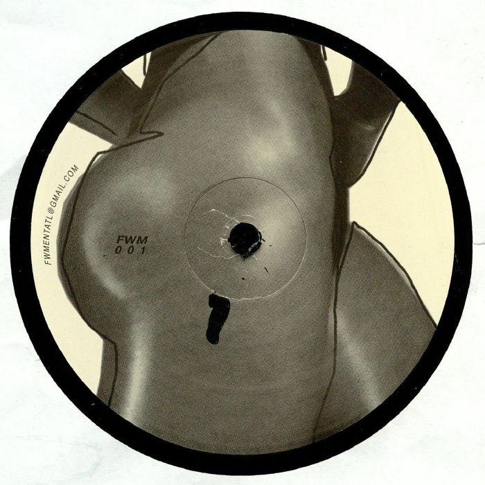 Portada trasera del vinilo Stefan Ringer – Meekside Freekside editado por FWM Entertainment. Diseño gráfico en tono gris con el código FWM 001 visible.