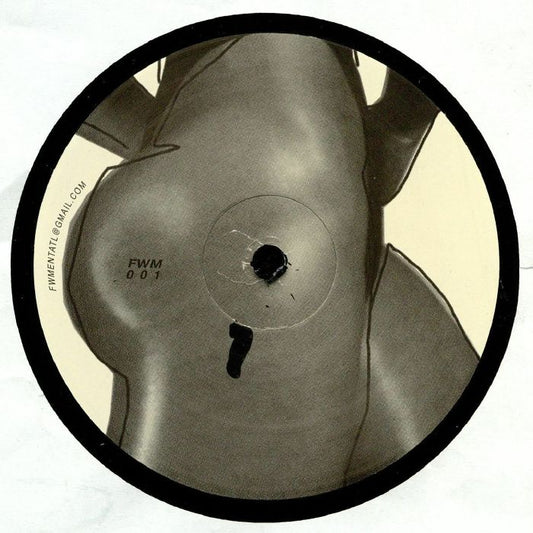 Portada trasera del vinilo Stefan Ringer – Meekside Freekside editado por FWM Entertainment. Diseño gráfico en tono gris con el código FWM 001 visible.