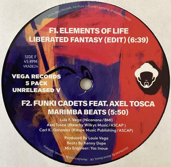 Varios Artistas – Vega Records 5 Pack Unreleased V