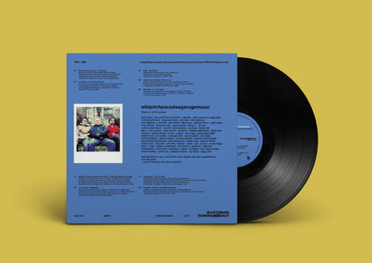 Contraportada de vinilo Ata & nd_baumecker – Running Back Mastermix Presents Wild Pitch Club Part II/II con tracklist detallado, créditos y diseño limpio en fondo azul.