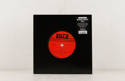 Funda negra del vinilo Beverley Skeete – Warm / If The Feeling Is Right, con etiqueta roja y sticker de Mr Bongo.