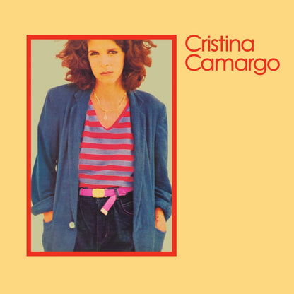 Portada del vinilo Cristina Camargo – Moral Tem Hora / Minas Do Rei Salomão con retrato de la cantante en marco rojo.