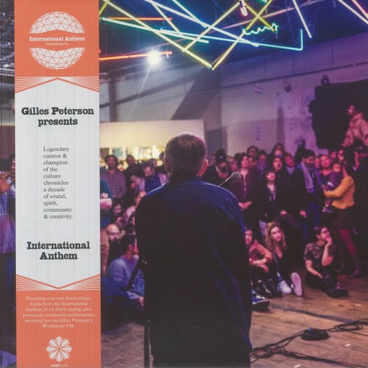 Vinilo Gilles Peterson – Gilles Peterson Presents International Anthem con portada en vivo y sello International Anthem Recording Company.