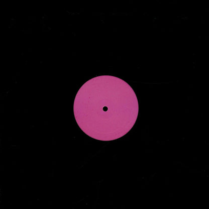 Contraportada del vinilo Gino / Satta Don Dada – The Pink Record: funda negra y etiqueta central rosa sin texto visible.