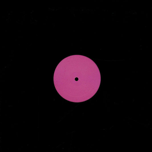 Contraportada del vinilo Gino / Satta Don Dada – The Pink Record: funda negra y etiqueta central rosa sin texto visible.