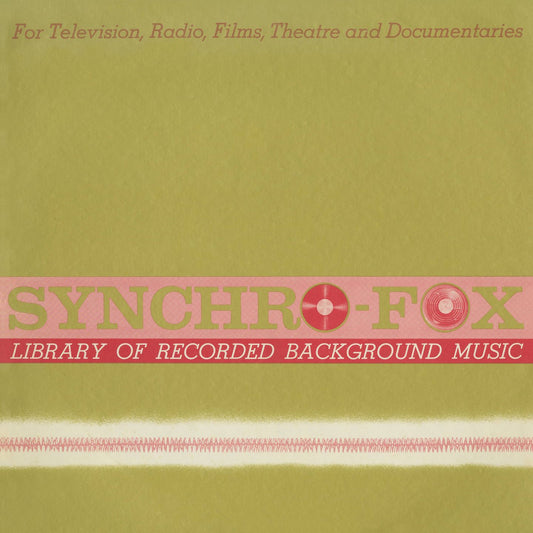 Portada vinilo Jean-Michel Jarre – Deserted Palace Library Edition, diseño verde Synchro-Fox con franja rosa y estética library.