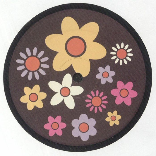 Contraportada del vinilo LADYMONIX – High Notes, publicado por Frizner Electric en 12". Ilustración floral colorida sin texto visible.