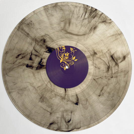 Primer plano del vinilo Lesterr – 2 Jahre Dazwischen EP en su funda interior de papel con logo del sello Ornaments visible.