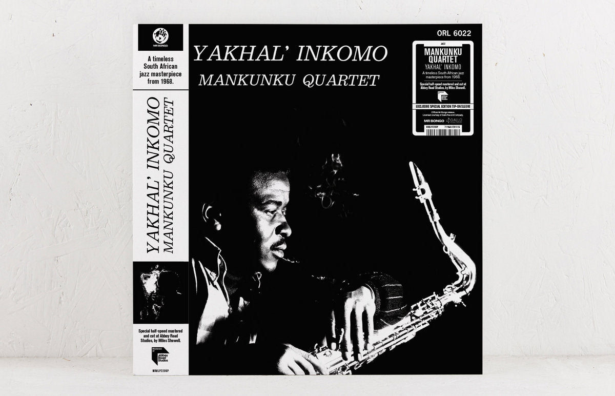 Funda del vinilo Mankunku Quartet – Yakhal' Inkomo (Special Edition), fotografiada de frente sobre fondo claro.