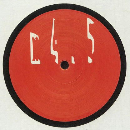 Etiqueta central roja del vinilo Maurizio – M4.5 en 12" remasterizado, con arte minimalista y tipografía abstracta del sello Maurizio.