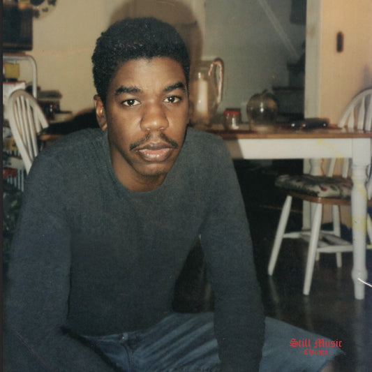 Portada del vinilo Merle – Likes 2 Dance EP 12" EP en Still Music, retrato íntimo en interior con logo Still Music Chicago en rojo.