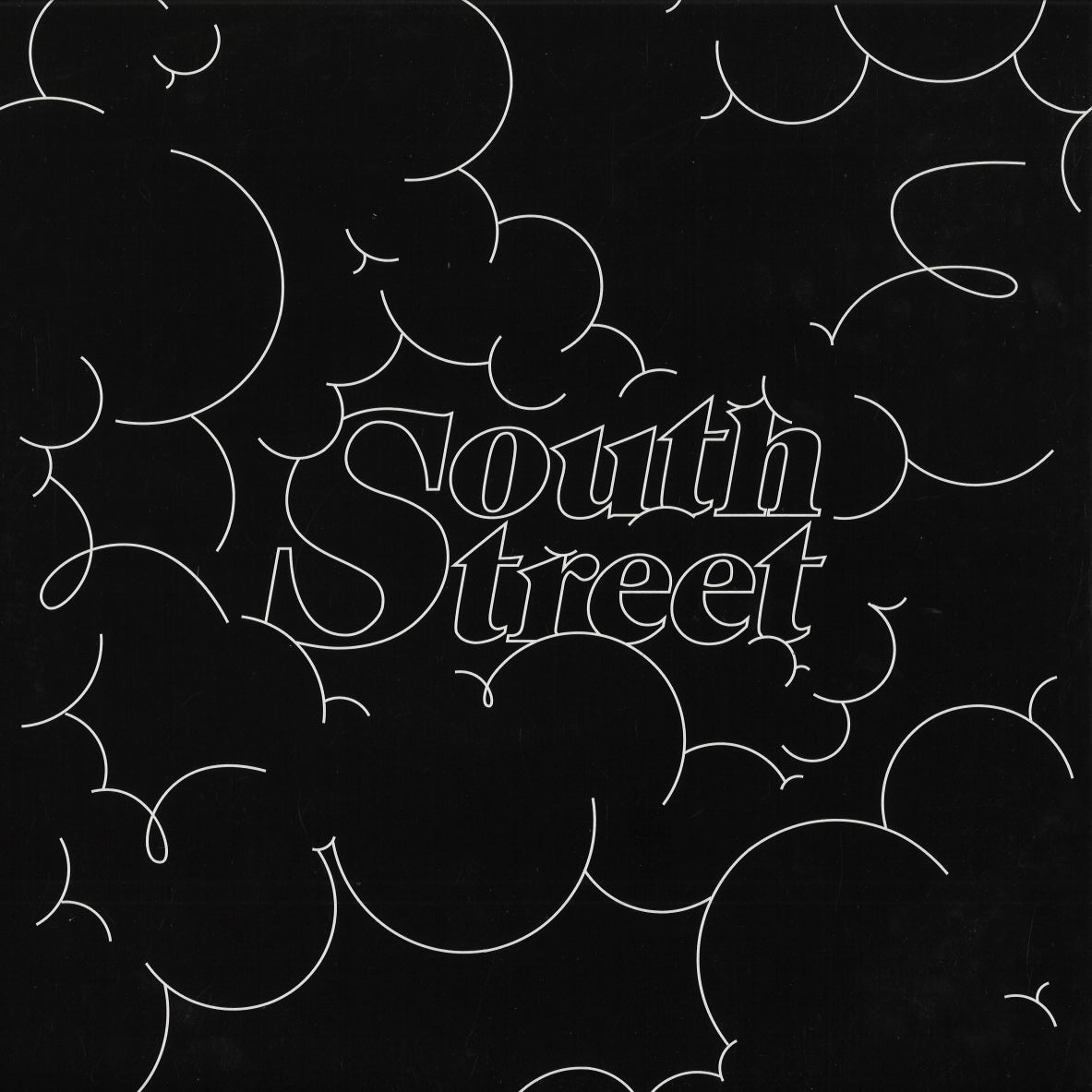 Contraportada del vinilo Nina Simone – Remixes [12"], diseño minimalista en negro con logo del sello South Street.