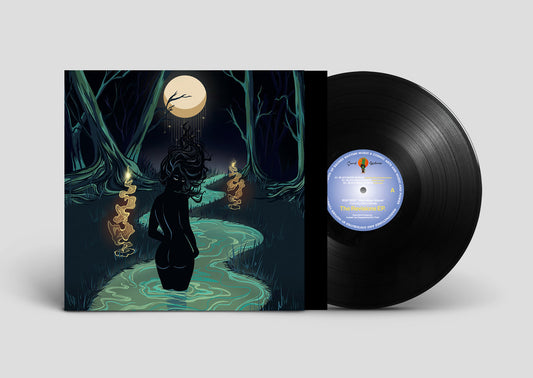 Vinilo lado A de Ron Trent Feat. Harry Dennis – The Revisions EP., etiqueta central Sacred Medicine con título, créditos y tracklist visible en formato 12" EP.