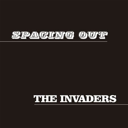 Portada del vinilo The Invaders – Spacing Out / Latin Lips, reedición 7" Vampi Soul con diseño negro minimalista.