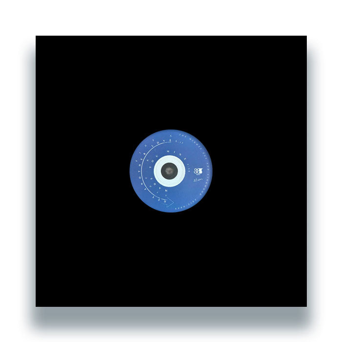 Portada del vinilo 12" EP The Mighty Zaf & Linkwood – Get Another Love / He Made You Mine, funda negra minimalista con etiqueta azul centrada.