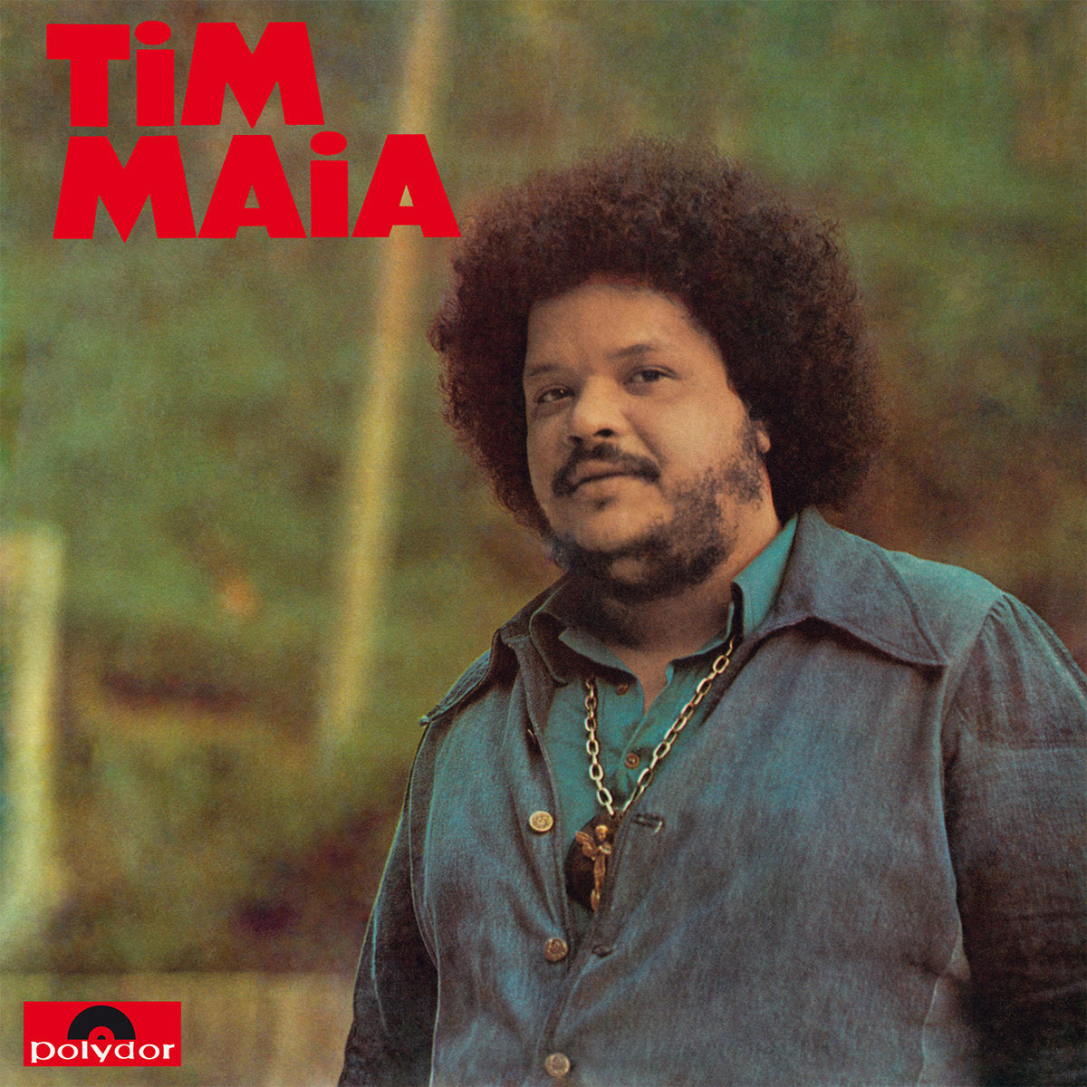 Portada del vinilo Tim Maia – Tim Maia LP reedición Vampi Soul, retrato clásico de Tim Maia con logo Polydor rojo.