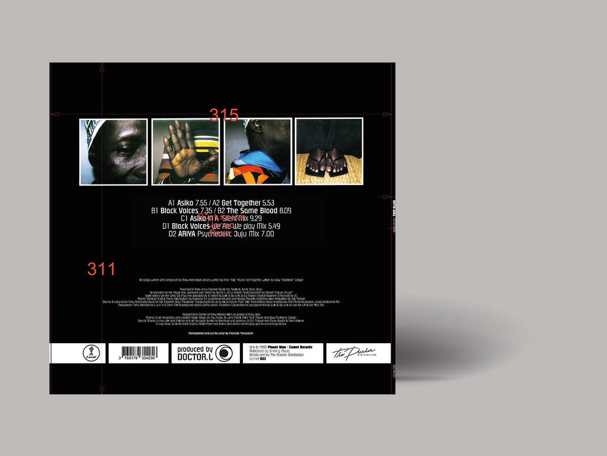 Segundo vinilo de Tony Allen – Black Voices, correspondiente a los lados C y D de esta edición.