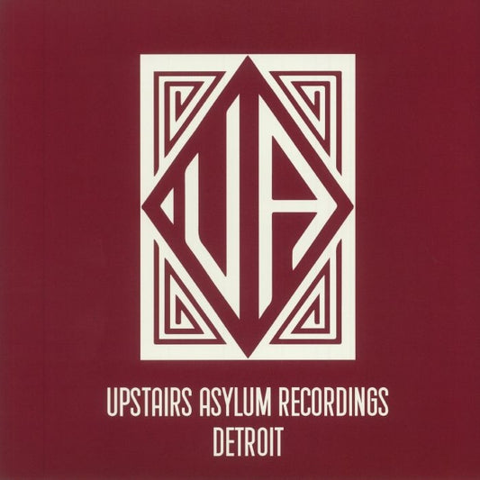 Portada del vinilo Varios Artistas – Hed Kandi Volume 1, 12” EP con logo de Upstairs Asylum Recordings Detroit sobre fondo granate.