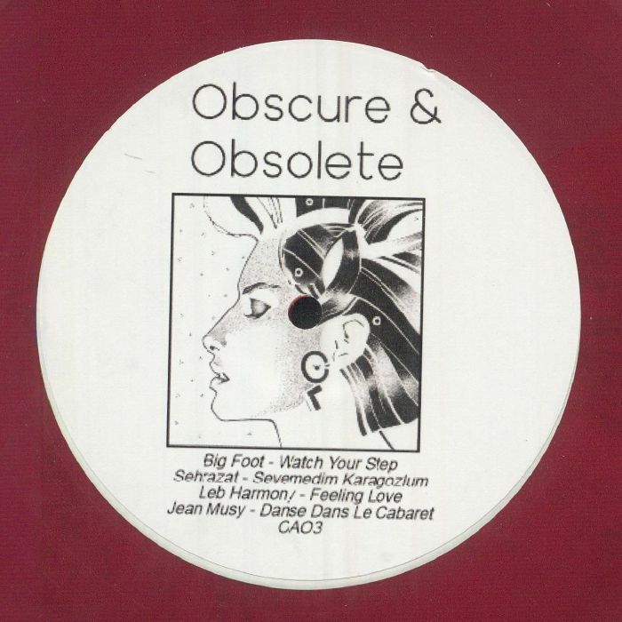 Lado A del vinilo Varios Artistas – Collector’s Item #3, en rojo con etiqueta blanca y repertorio impreso.