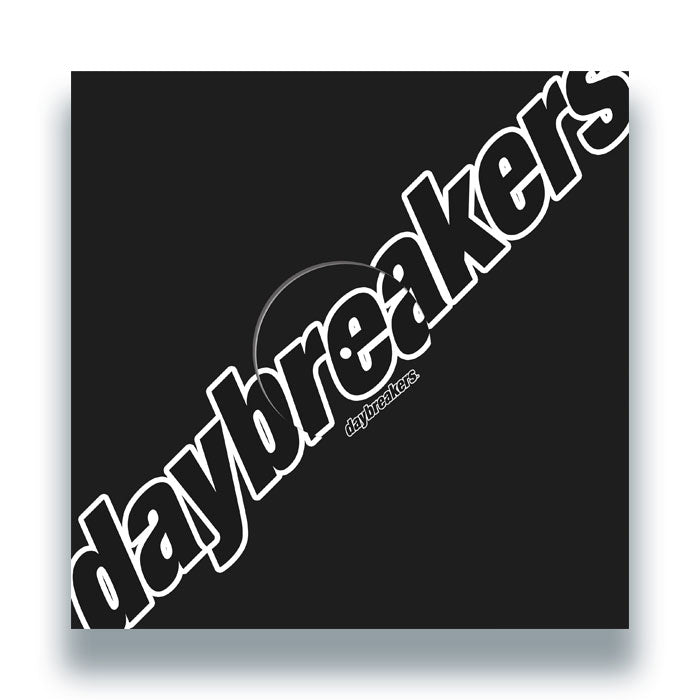 Portada delantera del vinilo de 12" con diseño gráfico de Daybreakers. Varios Artistas – Music Station Archive Traxx Vol. One publicado por Daybreakers.
