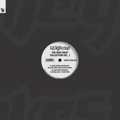 Portada del vinilo Varios Artistas – The Ron Trent Collection Vol.1 con diseño gris y etiqueta central del lado A.