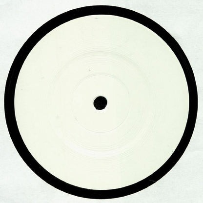 Lado B del vinilo Wax – No. 20002, 12" white label del sello Wax sin impresión central, superficie limpia con surcos visibles.