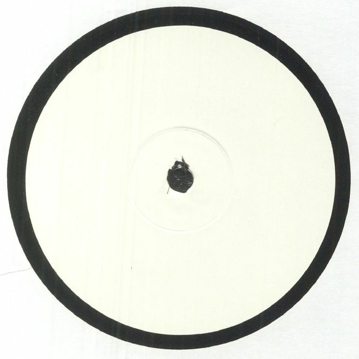 Lado B del vinilo Wax – No. 70007, white label 12", etiqueta blanca sin impresión, solo orificio central y acabado minimalista.